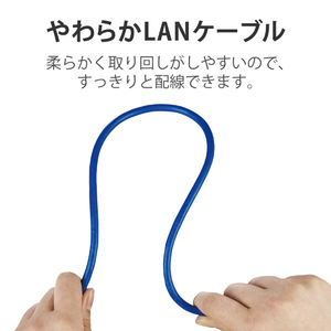エレコム Cat7 LANケーブル 5m ブルー LD-TWSY/BU5-イメージ5