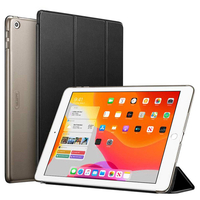 ESR 2019/2020 iPad 10.2inch専用ウルトラスリム Smart Folio ケース ブラック ES18221