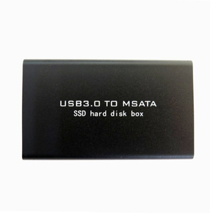 タイムリー USB 3．0 mSATA SSD用ケース ブラック MSATA-CASE-BK-イメージ1
