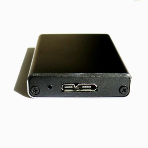 タイムリー USB 3．0 mSATA SSD用ケース ブラック MSATA-CASE-BK-イメージ4