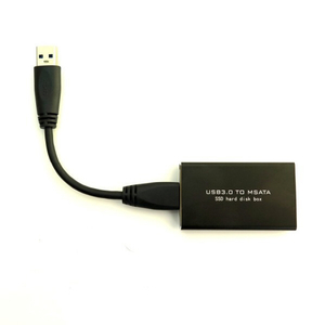 タイムリー USB 3．0 mSATA SSD用ケース ブラック MSATA-CASE-BK-イメージ6