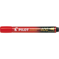 パイロット パーマネントマーカー400平芯 レッド F030458-MPM-10B-R