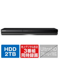 SONY 2TB HDD内蔵ブルーレイレコーダー BDZ-ZT2800