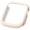 エレコム Apple Watch 44mm用フルカバーケース/TOUGH SLIM LITE/プレミアムガラス ベージュ AW-25DFCTSLBE
