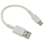 ラスタバナナ スマートフォン用USB充電通信ケーブル(10cm) ホワイト R01CAAC3A02WH-イメージ1