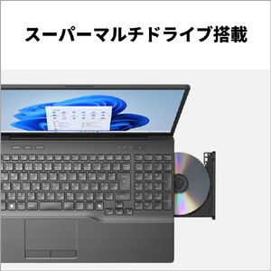 富士通 ノートパソコン FMV Note A ブライトブラック FMVA75L2BA-イメージ7