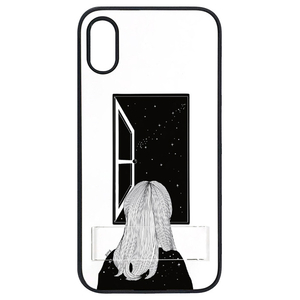 Dparks iPhone XR用Spirit case 窓際の女 DS15221I61-イメージ1
