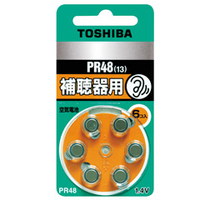 東芝 補聴器用空気電池 6個入り PR48V6P