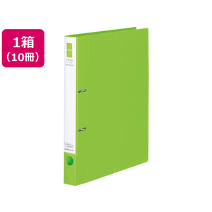 コクヨ Dリングファイル[スムーススタイル] A4タテとじ厚20mm黄緑10冊 FC92093-ﾌ-UDS420YG-イメージ1