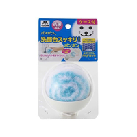 山崎産業 バスボンくん洗面台スッキリスポンジ抗菌ケース付 ブルー FCN6236