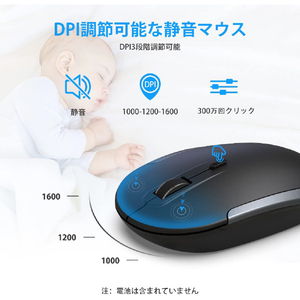 iClever ワイヤレスキーボード&マウスセット IC-BK23Combo E03-0131J-63-イメージ10