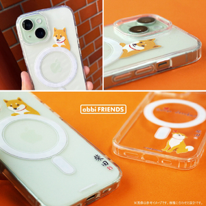 abbi FRIENDS iPhone 16 Pro用しばたさんMagSafe対応クリアケース お月見 ABF27221I16PR-イメージ13