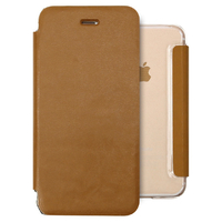 ZENUS iPhone XS/X用ケース 背面クリア Classic Clear Flip ブラウン Z14221I58