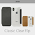 ZENUS iPhone XS/X用ケース 背面クリア Classic Clear Flip ブラウン Z14221I58-イメージ2