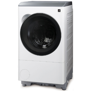 シャープ 【右開き】12kgドラム式洗濯乾燥機 マットホワイト ES-12X1-WR シャープ 【右開き】12kgドラム式洗濯乾燥機 マットホワイト ES-12X1-WR