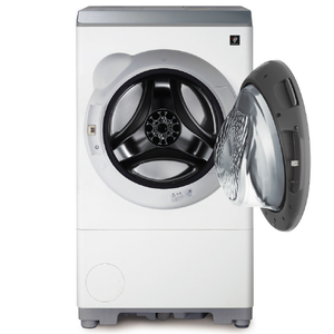 シャープ 【右開き】12kgドラム式洗濯乾燥機 マットホワイト ES-12X1-WR-イメージ3