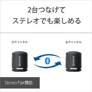 SONY ワイヤレスポータブルスピーカー ブラック SRS-XB13B-イメージ8