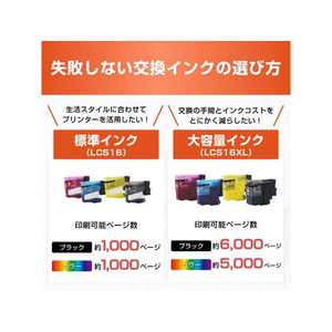 ブラザー 純正インクカートリッジ 大容量 マゼンタ FCE702R-LC516XLM-イメージ6