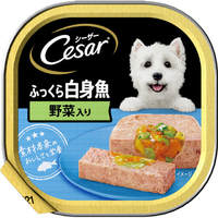 マースジャパンリミテッド ふっくら白身魚 野菜入り 100g シーザー CE35Nｼﾛﾐｻｶﾅﾔｻｲ100G