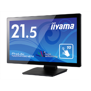 iiyama 21．5型 IPS フルHD タッチパネルディスプレイ ブラック T2234MSC-B1S-イメージ2