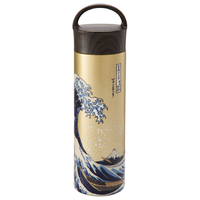 ReachWill魔法瓶 日本伝統文化ステンレスマグボトル(400ml) 大波柄 RWG-JP40ON