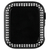 WEARPLANET Apple Watch 44mm用ラインストーンハードケース de luxe ブラック WP23222AWBK-イメージ2