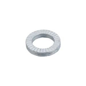 トラスコ中山 TRUSCO　ノルトロックワッシャー　スチール　サイズNL6（M6）　14個入 B795-0006-イメージ1