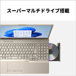 富士通 ノートパソコン FMV Note A ベージュゴールド FMVA75L2GA-イメージ7