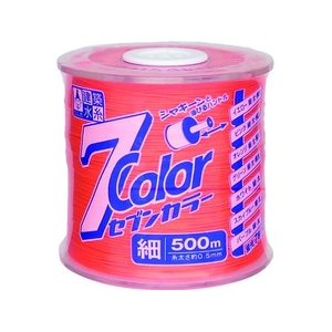 たくみ 7COLOR 細 オレンジ 500M 蛍光オレンジ500約0.5ナイロン FC739JM-7515332-イメージ1