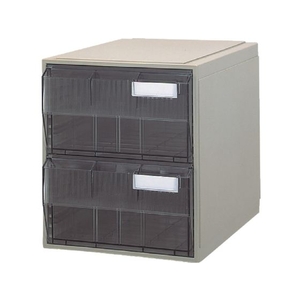 サカセ化学工業 ビジネスカセッター B4タイプ 引出2段 FC715HN-5100224-イメージ1