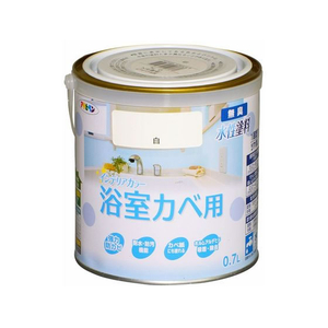 アサヒペン New水性インテリア浴室カベ 0.7L 白 FCB780G-イメージ1