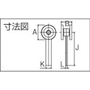 ダイケン 2号 ドアハンガー用伸縮扉用単車 FC555EW-1279254-イメージ6