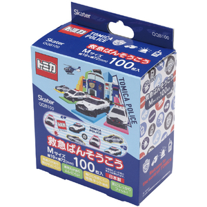 スケーター 救急ばんそうこう(M)100枚 トミカ QQB100ﾄﾐｶ-イメージ3
