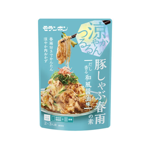 モランボン 豚しゃぶ春雨の素 だし香る和風醤油味 FCG415U-イメージ1