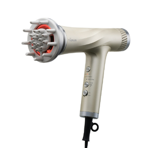 美顔器機能を搭載しリフトケアも叶えるドライヤー。 ●ヤーマン史上初※1、美顔器機能を搭載し、リフトケア※2も叶えるドライヤー。髪を乾かすためのドライヤー時間を、顔、頭皮、髪の土台から美しくなるためのリ