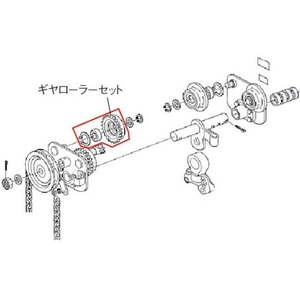 象印チェンブロック G-1t用ギヤローラーセット FC717GX-3902439-イメージ3