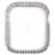 WEARPLANET Apple Watch 41mm用ラインストーンハードケース de luxe シルバー WP23223AWSV-イメージ1