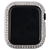 WEARPLANET Apple Watch 41mm用ラインストーンハードケース de luxe シルバー WP23223AWSV-イメージ2