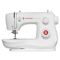 シンガー 電動ミシン フットコントローラー式 フットコントローラー付き ホワイト SN1851W