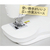 シンガー 電動ミシン フットコントローラー式 フットコントローラー付き ホワイト SN1851W-イメージ6