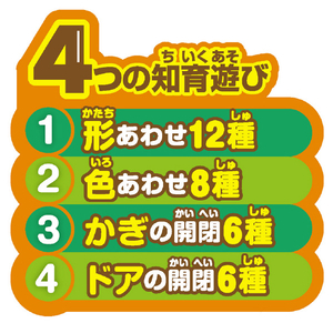 ジョイパレット アンパンマン 入れよう!開けよう!できるかな?かぎいっぱい育脳パズル ｶｷﾞｲﾂﾊﾟｲｲｸﾉｳﾊﾟｽﾞﾙ-イメージ4