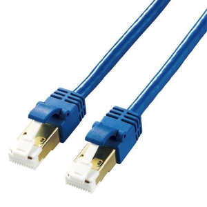 エレコム Cat7 LANケーブル 10m ブルーメタリック LD-TWSYT/BM10 エレコム Cat7 LANケーブル 10m ブルーメタリック LD-TWSYT/BM10