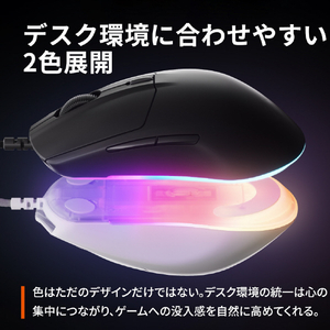 SteelSeries Rival 3 Gen 2 ホワイト 62516-イメージ7