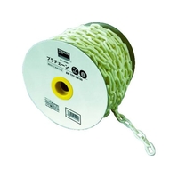 トラスコ中山 プラチェーン 6MM×50M 白 ホワイト- FC732HH-4163168