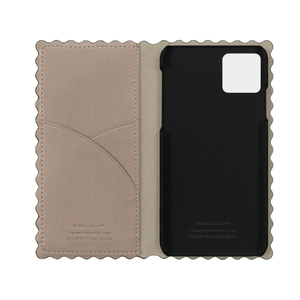Eblouir iPhone 11 Pro Max用ケース Wave Diary ベージュ EB17223I65R-イメージ2