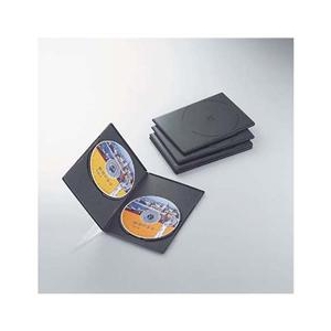 エレコム スリムDVDトールケース CCD-DVDS05BK-イメージ1