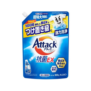 KAO アタック抗菌EX つめかえ用 900g FC519TH-イメージ1