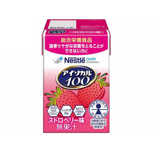 ネスレ アイソカル100 ストロベリー味 100mL FCE664L-イメージ1