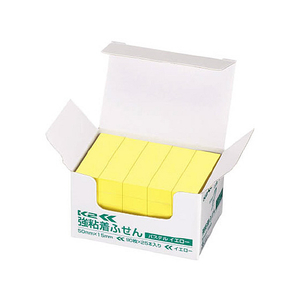 コクヨ 強粘着ふせん〈K2〉 50×15 黄色 パステル25冊 F028576-K2ﾒ-KP5015YX25-イメージ1