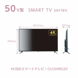オリオン ORION 50型スマートテレビ OLS50RD20-イメージ11